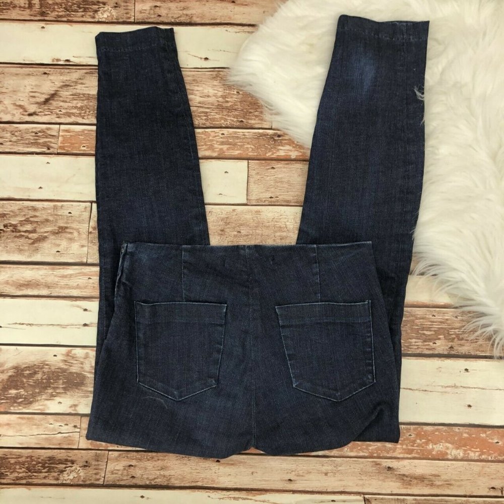 J Brand Mid Rise Slick Clean Side Zip Jeans Sz 27 - Picture 8 of 8